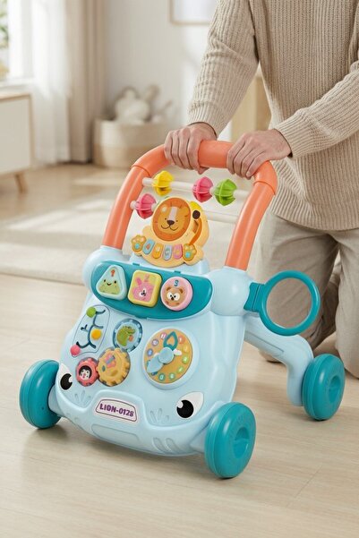 Generic 1 Plastic Sit To Stand Walker Activity Center Push Car Non Slip Wheel...