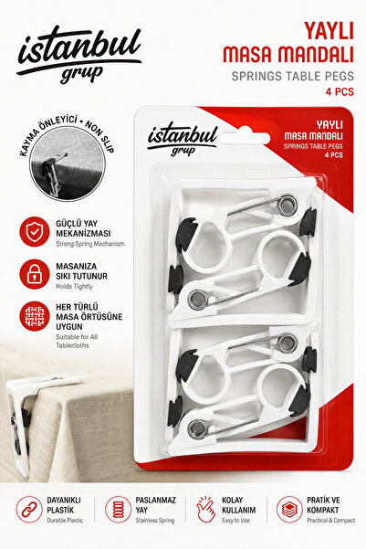 kumkumticaret Spring-Loaded Table Clamp