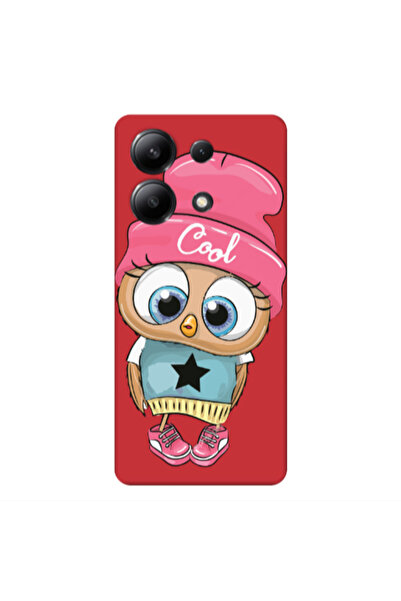 Other Xiaomi Redmi Note 13 4G Cool Star Red Colored Silicone TPU Θήκη