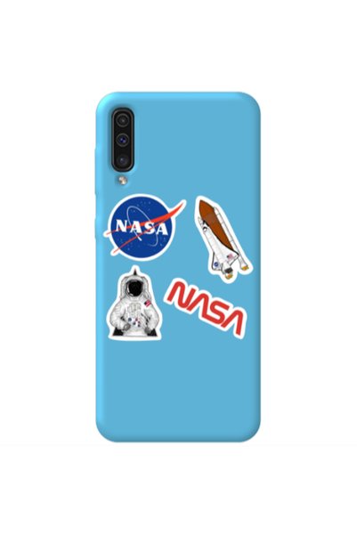 Other Samsung A70 Nasa Blue Colored Silicone TPU Θήκη