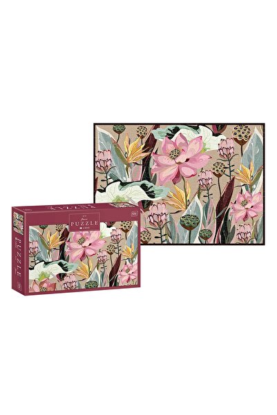 Interdruk Puzzle 1000 piese Flowers 2, Interdruk, Carton, Multicolor