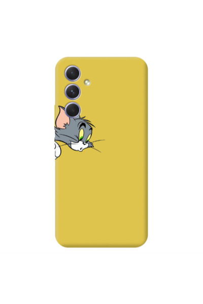 Other Samsung A35 Tom 1 Yellow Colored Silicone TPU Θήκη
