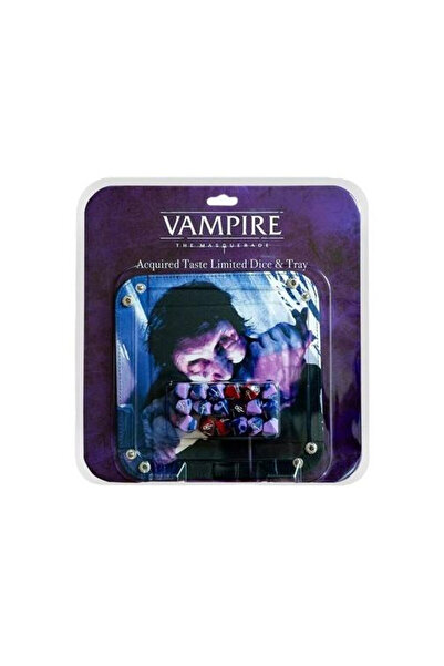 Alis Games Set zaruri Vampire The Masquerade V5, editie limitata, cu tava, mu...