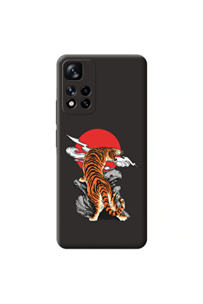 Other Xiaomi Redmi Note 11 Pro 5G Angry Gorilla Black Colored Silicone TPU Θήκη