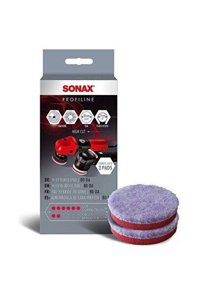 Sonax PROFILINE Υβριδικό Μαλλί Γυαλίσματος 80mm (σετ 2 τεμαχίων)
