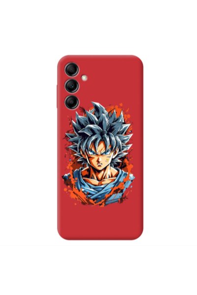 Other Samsung A14 5G Anime Goku Red Colored Silicone TPU Θήκη