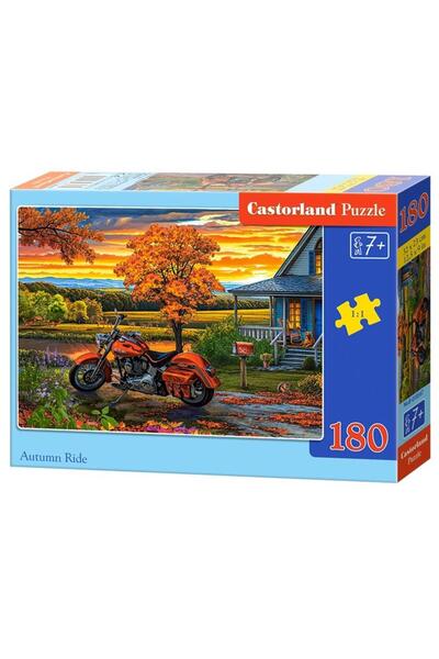 Castorland Puzzle Autumn Ride, 180 piese, tematica variata, 7+ ani