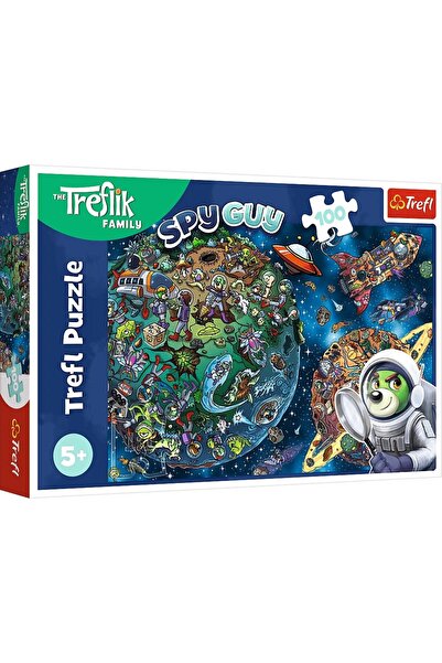 Trefl Puzzle 100 piese Trefliki in Cosmos, dimensiune 410x275mm,