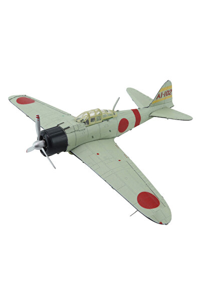 piececool Puzzle 3D, Mitsubishi A6M Zero Plane, Piececool, Metal, 29 piese