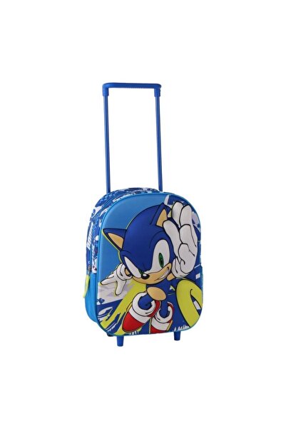 MC Micostore Σακίδιο νηπιαγωγείου Sonic 3D, 25 εκ., 1 θήκη, τύπου τρόλερ, 25x...