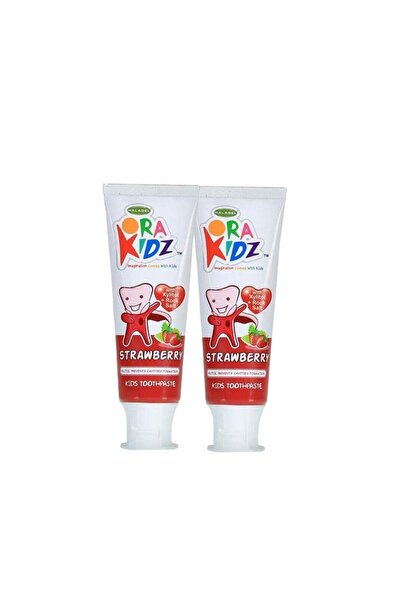 Halagel Orakidz Kids Toothpaste Strawberry 50g x2 by – Fluoride-Free Halal To...