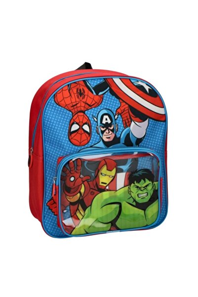 MC Micostore Ghiozdan gradinita Avengers, 25cm, 2 compartiment, 25x30x12cm, 6...