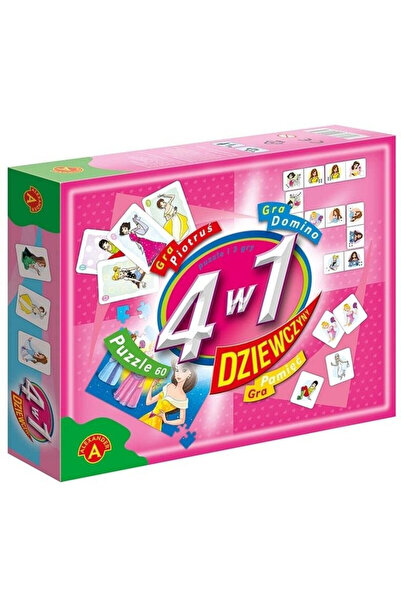 OEM Jocuri și puzzle-uri pentru fete ALEX - set 4 în 1 de la editia Alexander