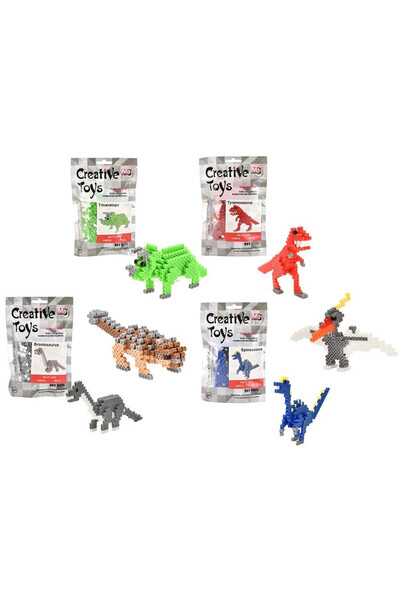 OEM Set de margele de calcat - Dinozaur 400 buc. de la Trifox, 3+ ani