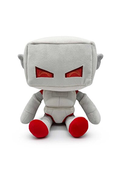 OEM Figurina Pluszowa Robot-01, Youtooz, 23 cm, gri cu detalii rosii