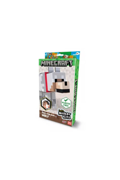 OEM Construieste-ti propria aventura cu figurina Minecraft Wolf, 6 ani+