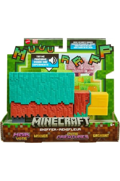 mattel Figurina Minecraft, Sniffer cu sunet, 16.8L x 8.25H cm