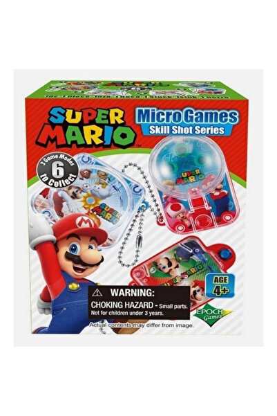 OEM Mini joc breloc Epoch Super Mario MicroGames, cu lant, licentiat, Multico...