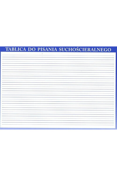 OEM Tablă magnetică A4 LITERAT, linii și grilă, față-verso