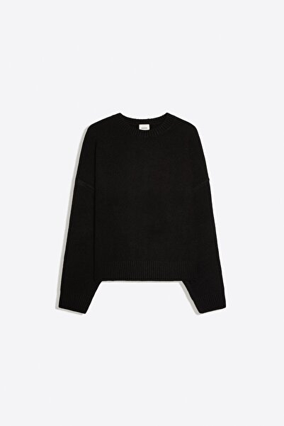 Bershka Bisiklet yaka boxy fit kazak