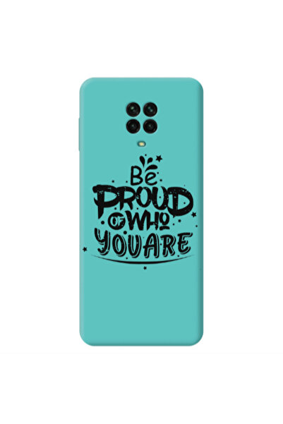 Other Xiaomi Redmi Note 9 Pro Be proud of who you are Turquoise Colored Silic...