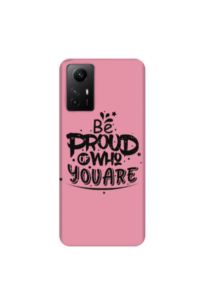 Other Xiaomi Redmi Note 12s Be proud of who you are Pink Colored Silicone TPU...