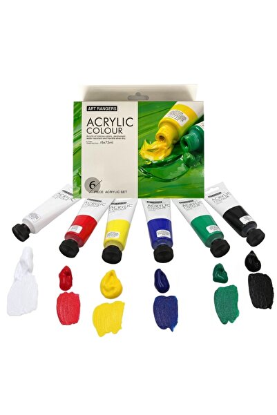 MC Micostore Culori acrilice Magi-Wap Art Rangers, 6 culori x 75ml, FEA0675T-R