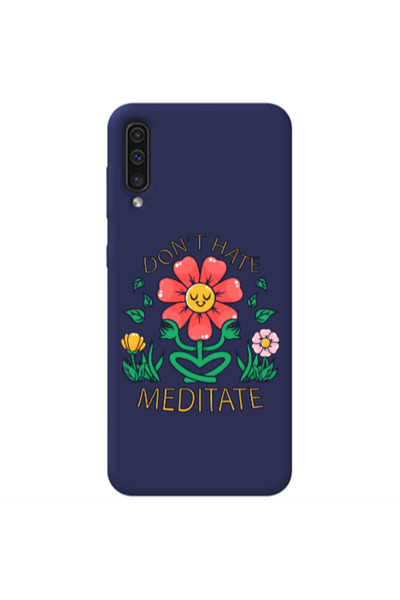 Other Samsung A70 Meditate Dark blue Colored Silicone TPU Θήκη