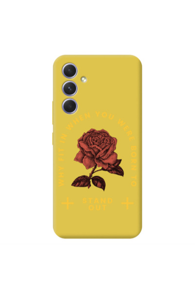 Other Samsung A35 Stand out Yellow Colored Silicone TPU Θήκη