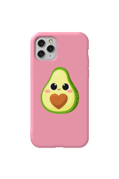 Other Apple iPhone 11 Pro Baby avocado Pink Colored Silicone TPU Θήκη