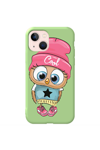 Other Apple iPhone 13 Cool Star Light Green Colored Silicone TPU Θήκη