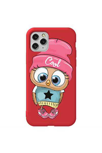 Other Apple iPhone 11 Pro Cool Star Red Colored Silicone TPU Θήκη