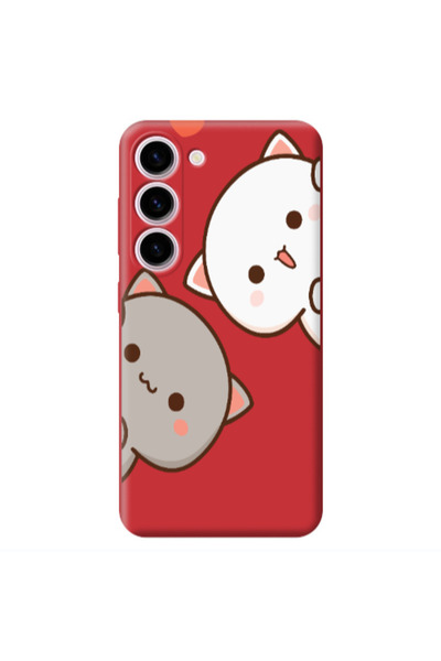 Other Samsung S23 Plus We are here Red Colored Silicone TPU Θήκη