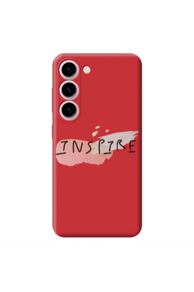 Other Samsung S23 Plus Inspire Red Colored Silicone TPU Θήκη
