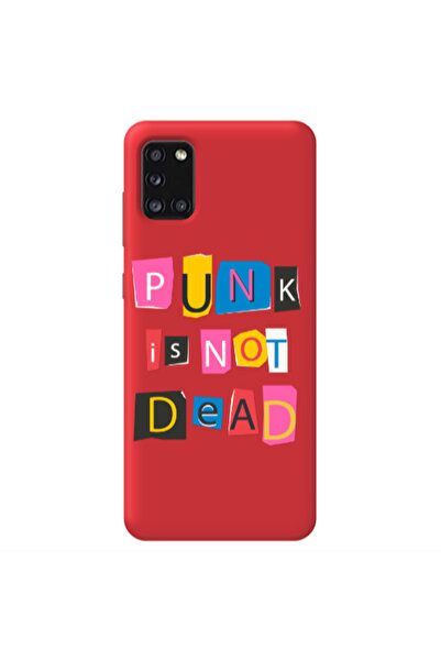 Other Samsung A41 Punk is not Dead Red Colored Silicone TPU Θήκη