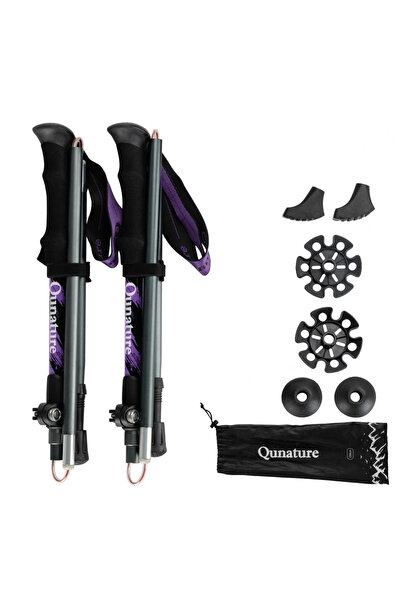 ROCKBROS Bețe de trekking Quantature, din aluminiu 7075, 130 cm