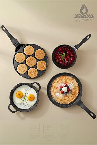 Amboss Madrid 4 Piece Cast Iron Breakfast Set