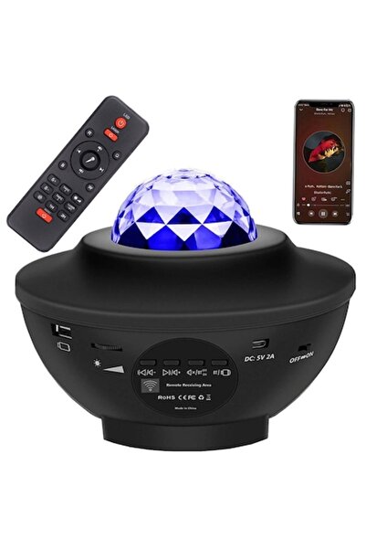 verk group lumină de veghe pentru copii, proiector de stele, LED RGB, Bluetoo...