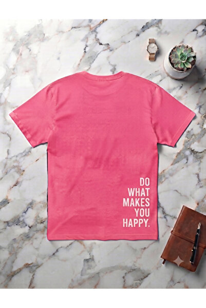 KOZİA OUTDOORS Men'S/Women's Unisex Do What Makes You Happy Printed Crew Neck...