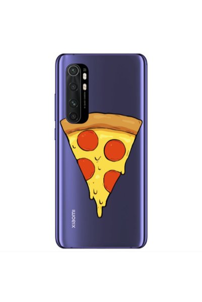 Other Xiaomi Mi Note 10 Lite Pizza Slice Transparent Silicone TPU Θήκη