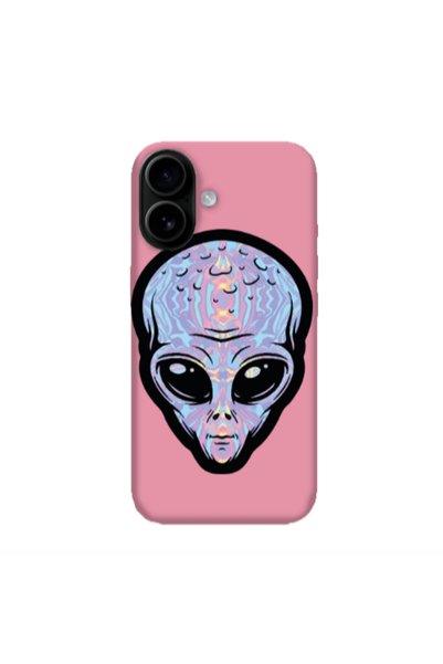 Other Apple Iphone 16 plus Alien Pink Colored Silicone TPU Θήκη