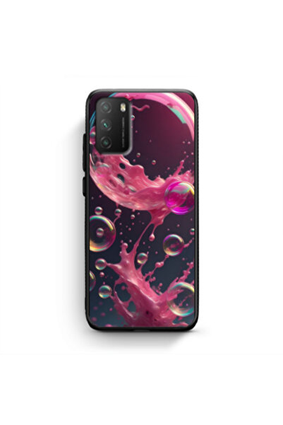Other Xiaomi Poco M3 Pink balloon Black Glossy Θήκη