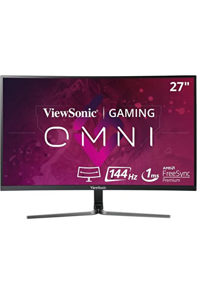 ViewSonic VX2758-PC-MH 27-Inch Full HD Curved Monitor with AMD FreeSync, 144 ...