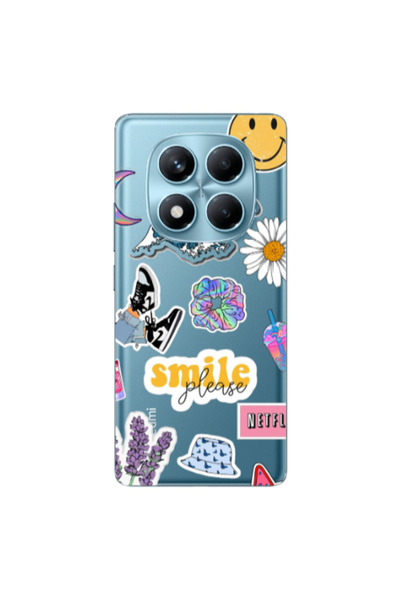 Other Xiaomi Redmi Note 14 Pro Smile Moon Transparent Silicone TPU Θήκη