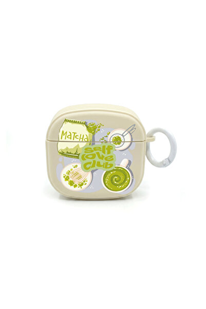usezenai AirPods 4. Generation Compatible Matcha Self Love Club Designed Crea...