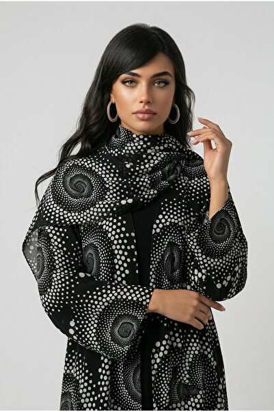 almasa alswda Colorful Trend Abaya Wrap