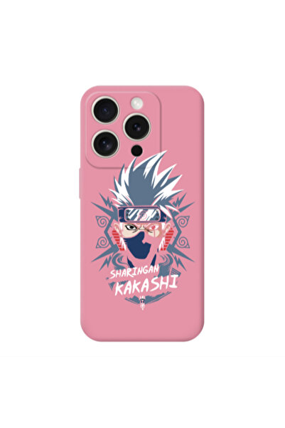 Other Apple iPhone 15 Pro Max Anime Mangoo Pink Colored Silicone TPU Θήκη