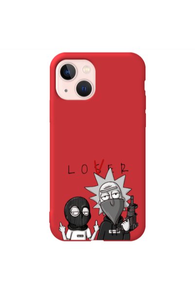 Other Apple iPhone 13 Rick Loser Red Colored Silicone TPU Θήκη