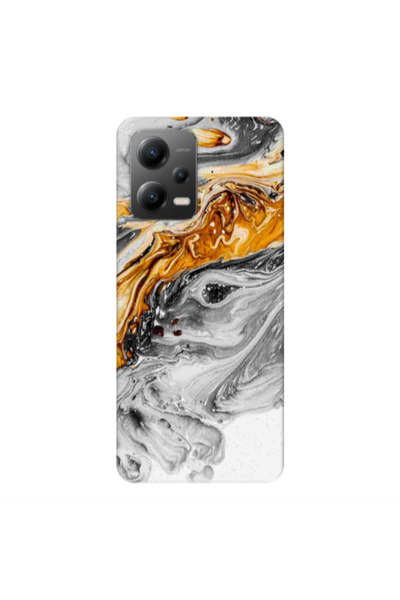 Other Xiaomi Poco X5 Marble gray Patern Transparent Silicone TPU Θήκη