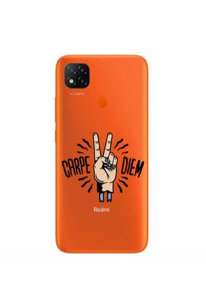 Other Xiaomi Redmi 9c Carpe Two Diem Transparent Silicone TPU Θήκη